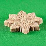 Дерев'яний декор. Меблева розетка. Код Р6, фото 2