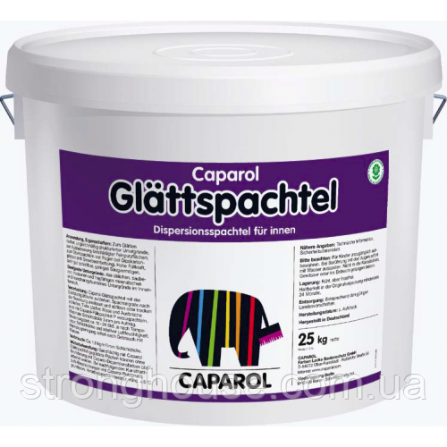 Шпаклівка Caparol Glattspachtel 25 кг Капарол Глаттшпахтель (Аккордшпахтель)