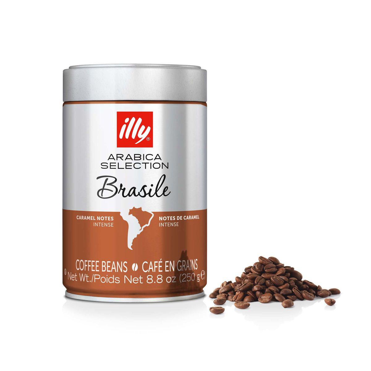 Кава в зернах Illy Бразилія Brasile Arabica Selection 250 грамів