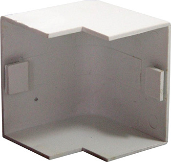 Зовнішній кут для пластикового короба 60х60мм, E.NEXT, кутова форма, IP 40