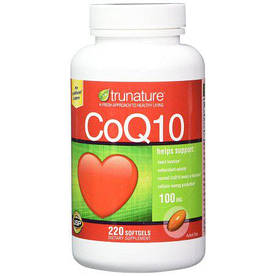 Trunature CoQ10 100mg - Вітаміни для підтримки серця коензим (250табл.)