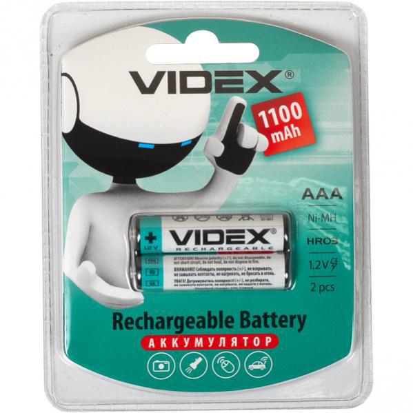 Аккумулятор Videx Ni-MH 1100mAh AAA, R03 - фото 1 - id-p719247037