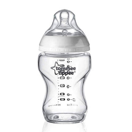 Пляшка скляна Tommee Tippee із силіконовою соскою 250 мл (5010415224385), фото 2