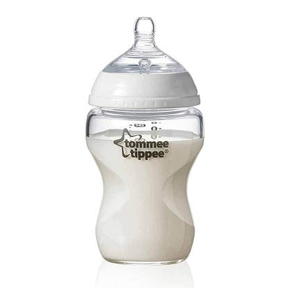 Пляшка скляна Tommee Tippee із силіконовою соскою 250 мл (5010415224385), фото 2