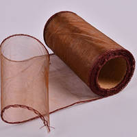 Органза коричнева 25 Все для флористики та декору в Херсоні