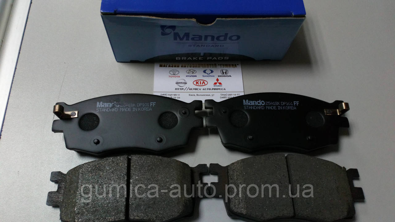 Колодки гальмівні передні (MANDO) на KIA RIO 05-/Hyundai Accent