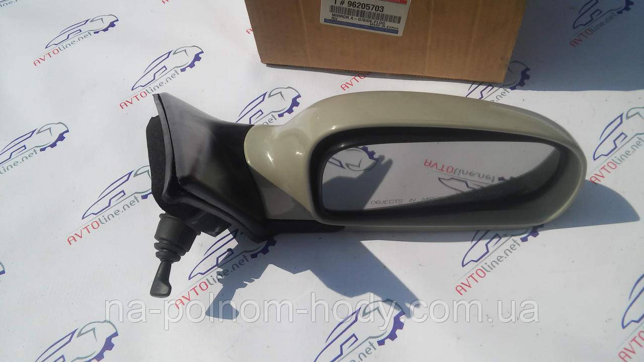 Дзеркало праве механічне Леганза (під фарбування) Daewoo Motor, фото 1
