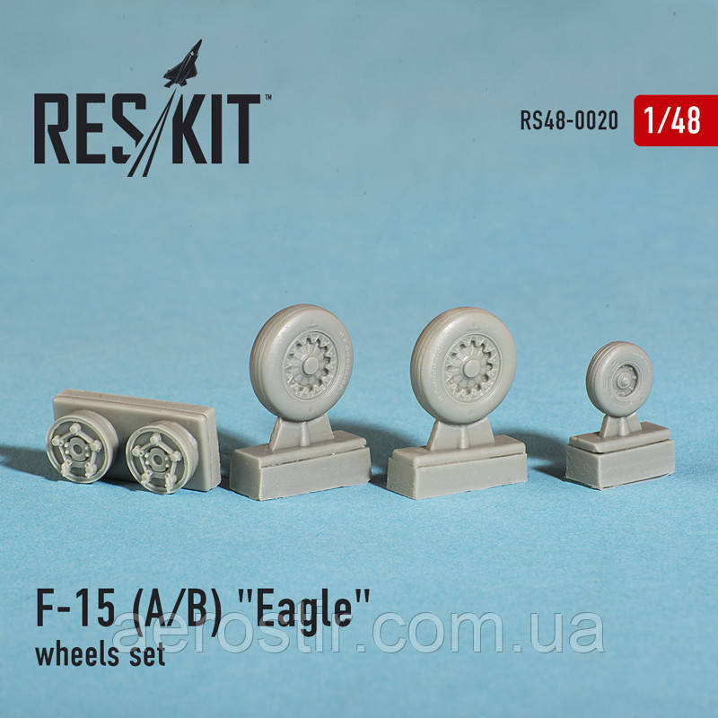 McDonnell Douglas F-15 (A/B) "Eagle" wheels set 1/48 RES/KIT 48-0020