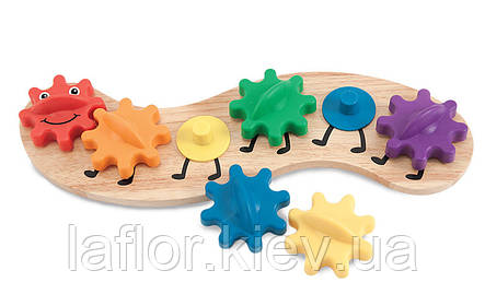 Дерев'яна іграшка Гусінь Melissa&Doug, фото 2