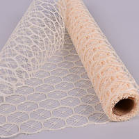 Флористична ніжна сітка для флористики пудра 06