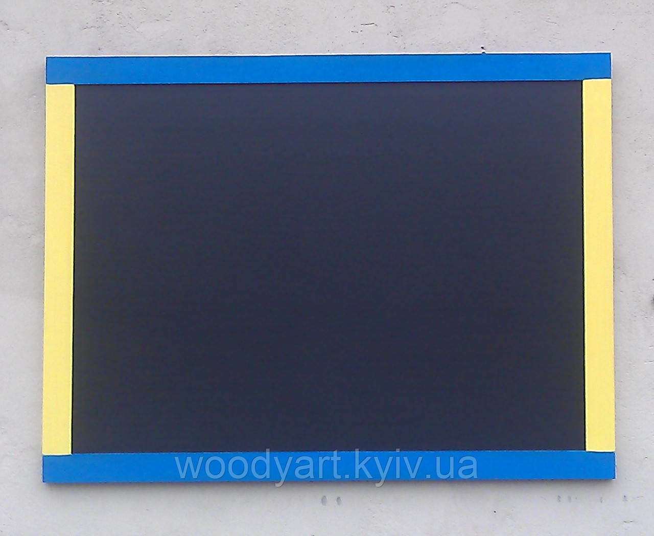 Крейдяна дошка "Україна" 80 * 60 см, дошка крейдова жовто-блакитна