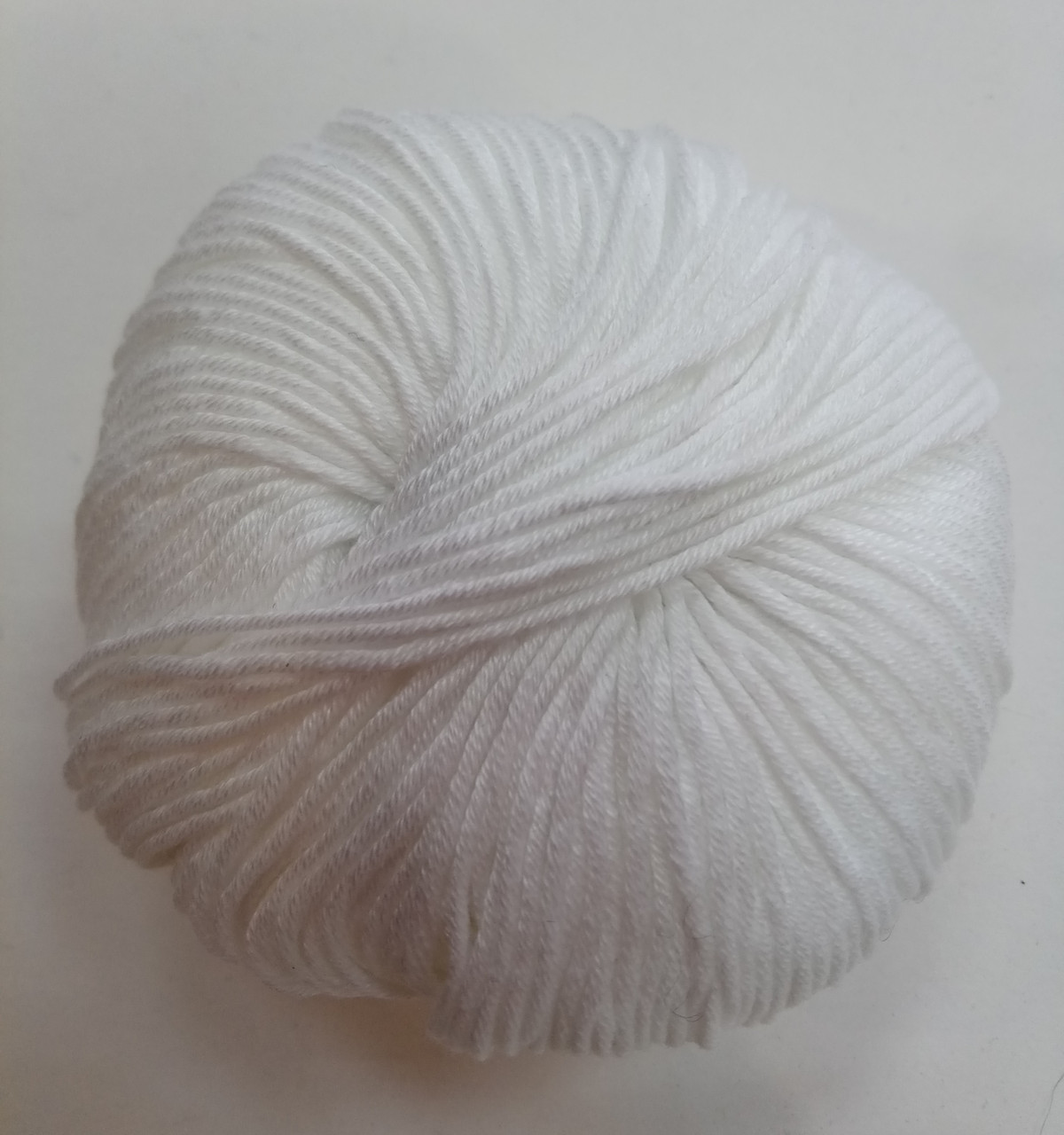 Пряжа для в'язання Еджитто TITAN WOOL білий 01, фото 1