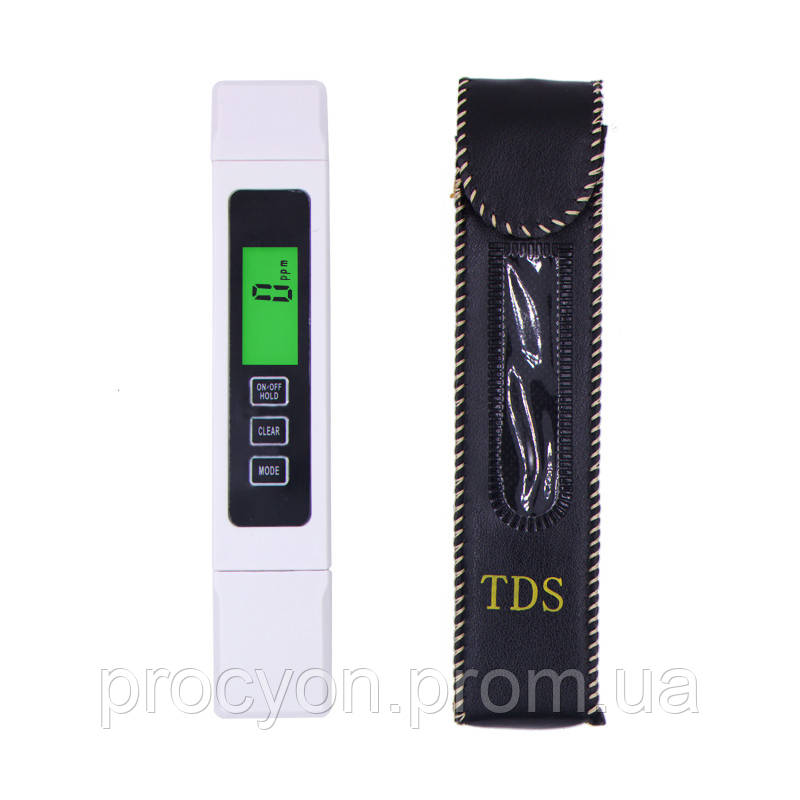 TDS EC Тестер 0-9000ppm 3 In1, измеритель качества воды - фото 4 - id-p719395235