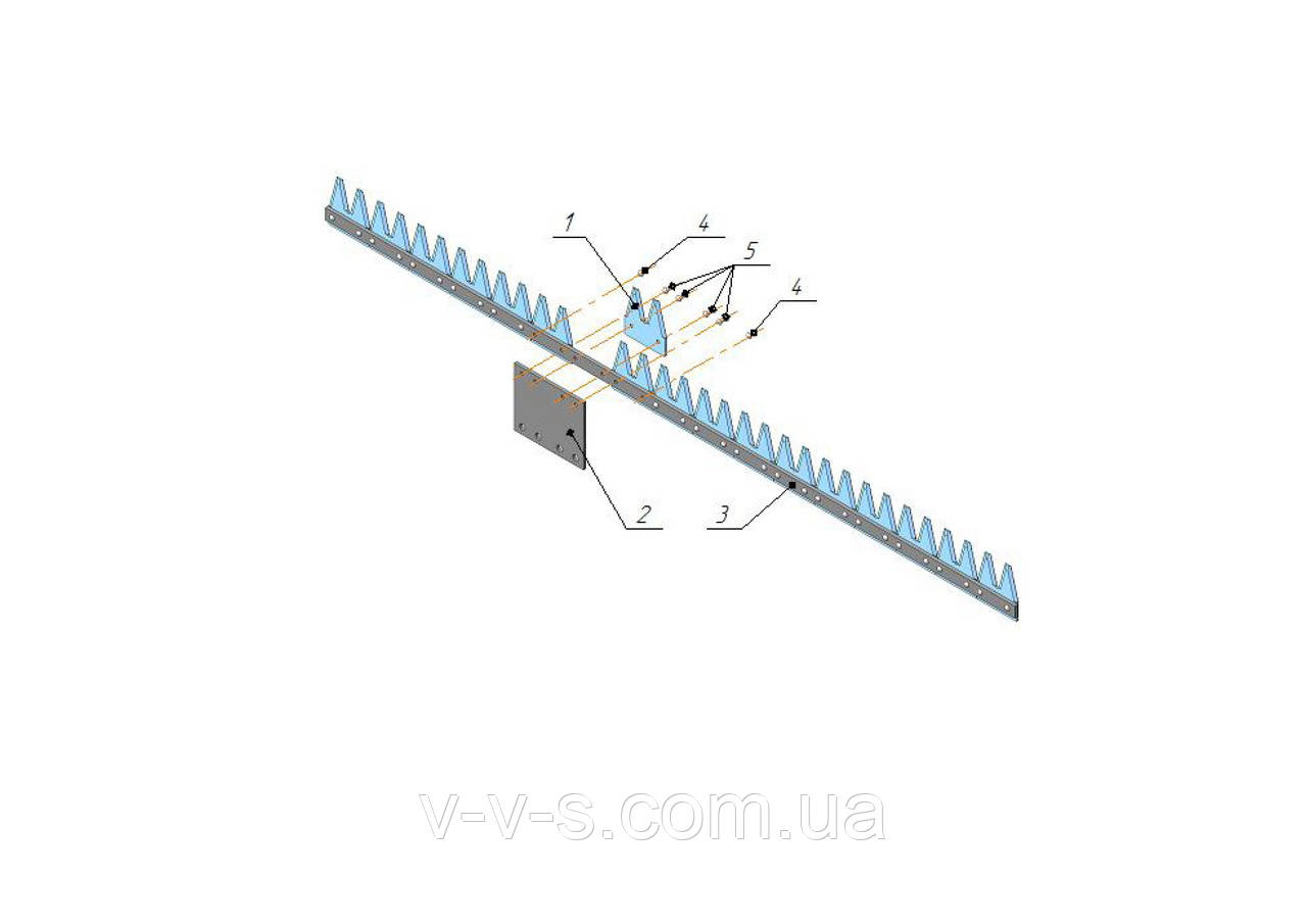 Боковий ніж на ріпаковий стіл ПЗР