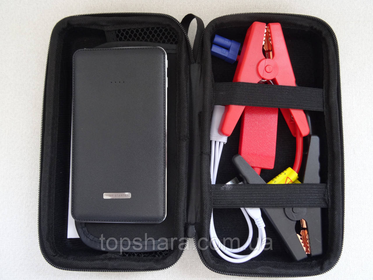 Зарядное устройство Power Bank 60000 mAh клещи для автомобиля Car Starter