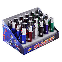 Ліхтар брелок 9103-2LED, лазер, 4 зображення, 3xAG10