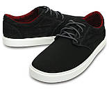 Туфлі чоловічі текстильні Крокси / Crocs Men's Citilane Canvas Lace-up Sneaker (203969), Чорні, фото 3