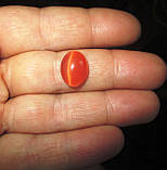 Котяче око кабашон овальної форми жовтогарячий від студії LadyStyle.Biz, фото 5