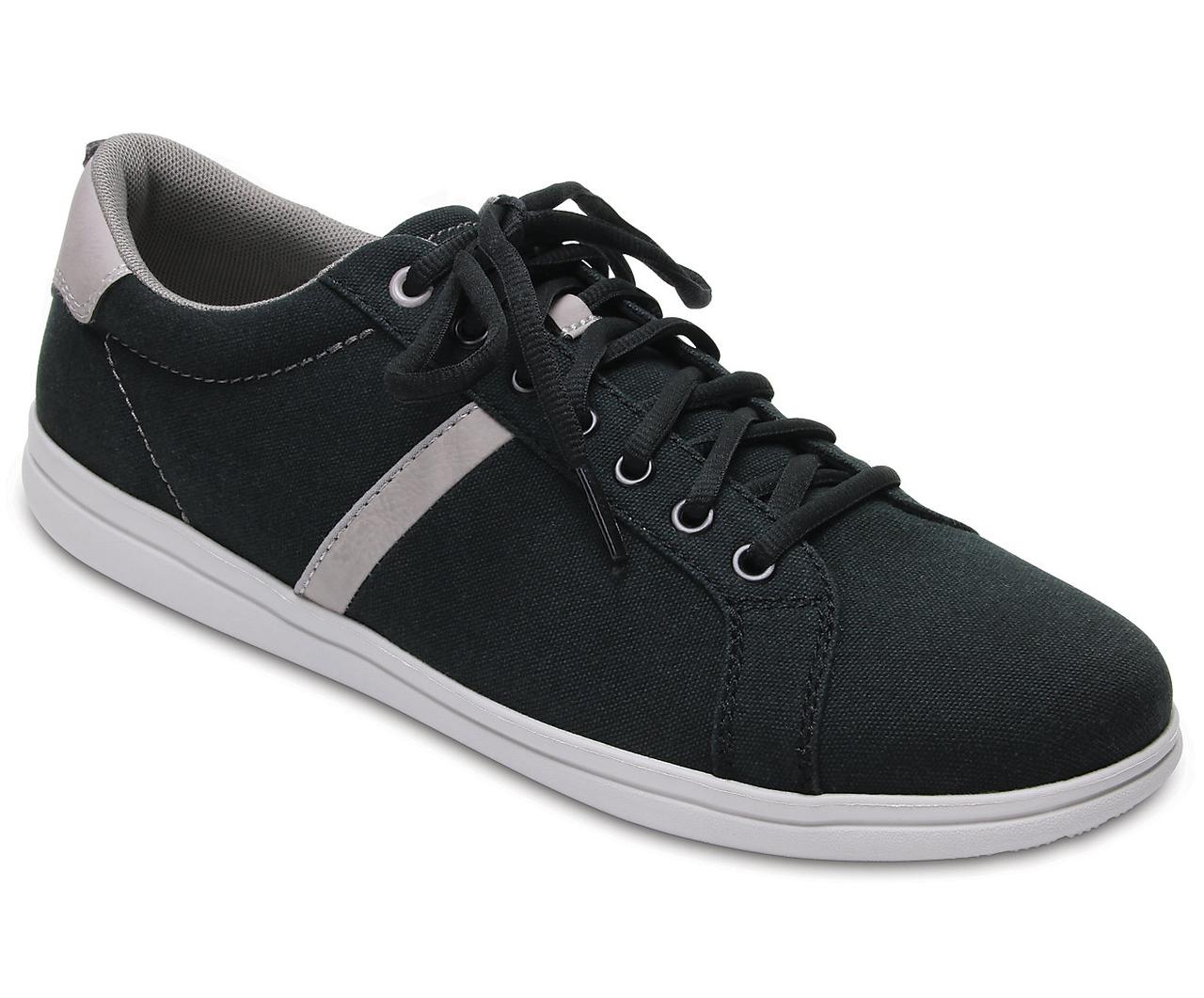 Туфли мужские текстильные Кроксы / Crocs Men's Torino Lace-up Sneaker (203962), Черные