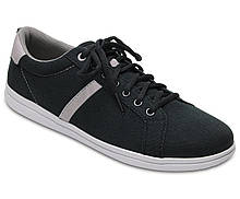 Туфли мужские текстильные Кроксы / Crocs Men's Torino Lace-up Sneaker (203962), Черные