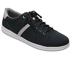 Туфлі чоловічі текстильні Крокси/Crocs Men's Torino Lace-up Sneaker (203962), Чорні