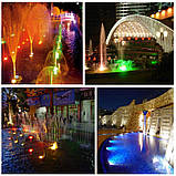 Кольорове підсвічування для фонтану, метал, 10 Вт. 12В., фото 2