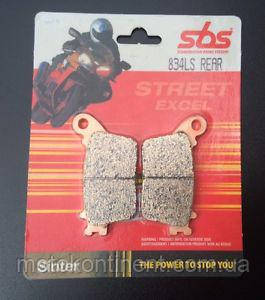 Гальмівні колодки SBS 834LS синтетика для HONDA CBR 1000 RR,KAWASAKI ZX-10R,SUZUKI GSX-R, фото 1