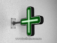 Хрест світлодіодний для аптеки "ЛІБЕРТІ" 700x700 мм (Від: Двосторонній; )