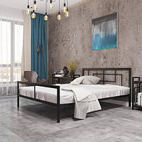 Ліжко Квадро 80х200 см Метал-Дизайн, стиль Лофт