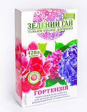 Добриво для гортензій, рододендронів. вересових Зелений Гай АКВА Гортензія 300 г