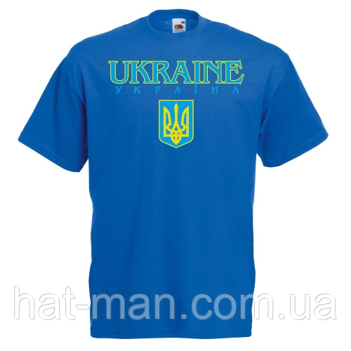 Патріотична футболка "Ukraine, герб"