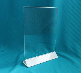 Цінник Тримач А6 вертикальний на кольоровій ніжці