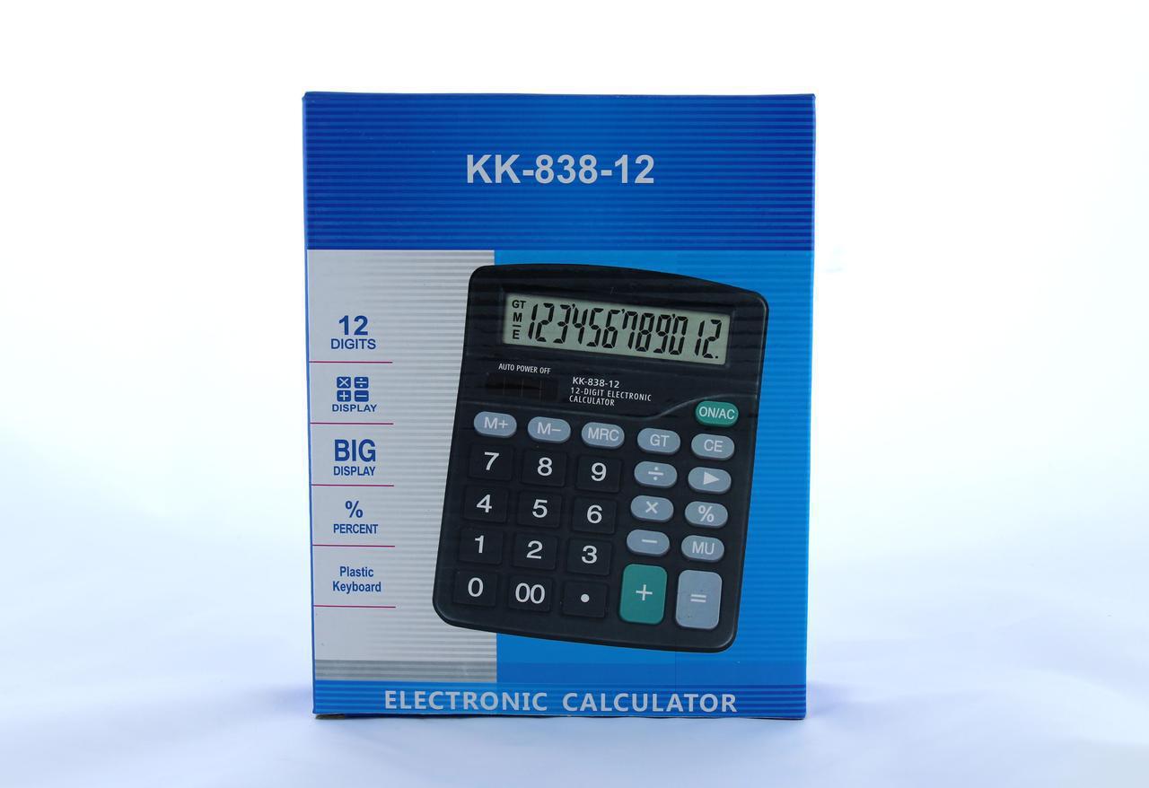 Калькулятор електронний, настільний, 12-розрядний KK 838-12