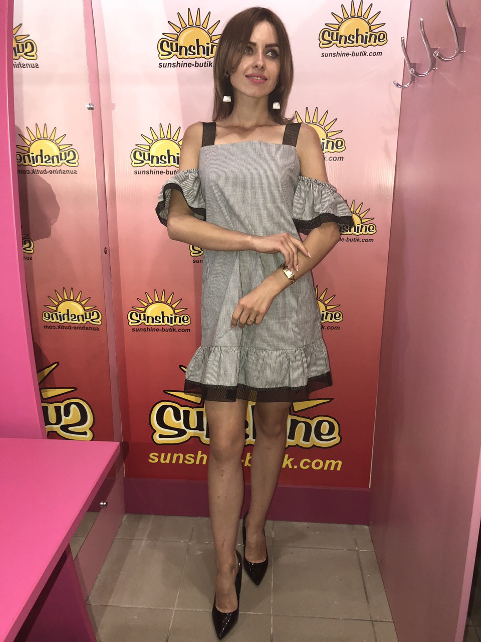 Жіноче лляне плаття Poliit 8507