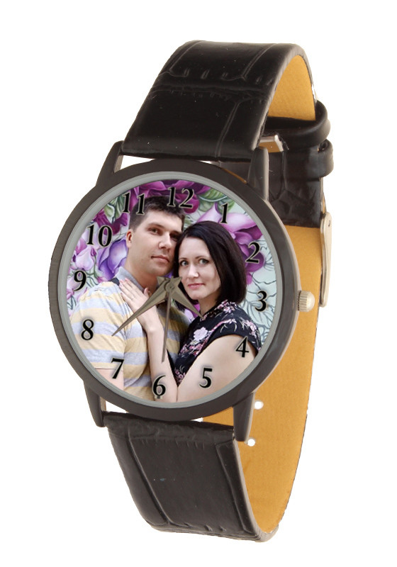 Годинник наручний з Вашим фото,власний дизайн,годинник на подарунок коханому чоловікові,коханій дружині,дочці,синові