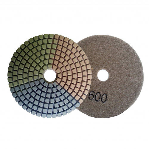 Полірувальний круг 100мм № 600 WET 3-х кольорова (ID#719721073), цена ...