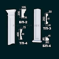 Пилястры на фасаде тип 2