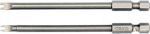 Біта SPANNER 1/4" 6x100 мм 10х100 мм YATO 2 шт.