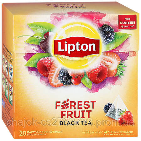 Чай чорний Lipton Forest Fruit 20 пак*1,7 гр.