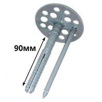 Термодюбель пластиковый, дюбель зонт для теплоизоляции, гриб 10х90 "Обрий" (упаковка 100шт.)