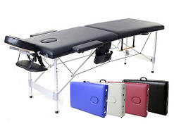 Масажний стіл двосегментний дерев'яний 4 кольори