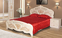 Кровать двуспальная в классическом стиле Кармен новая Svit mebliv