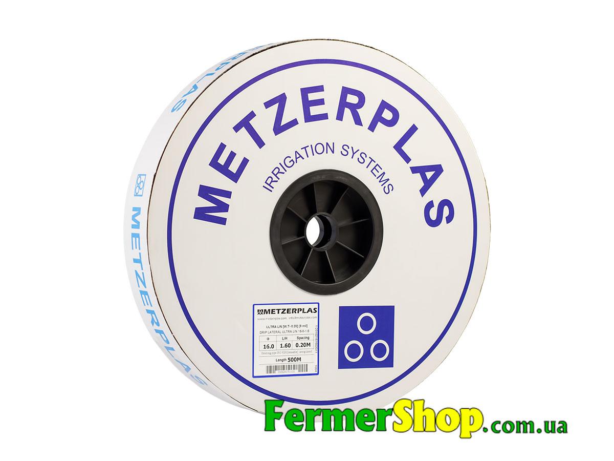Крапельна стрічка "METZERPLAS" 1000 м, відстань крапельниць 15 см, 1,0 л/год, 8mil - Ізраїль