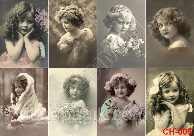 Декупажна карта 21х30см DC CH - 005, фото 1