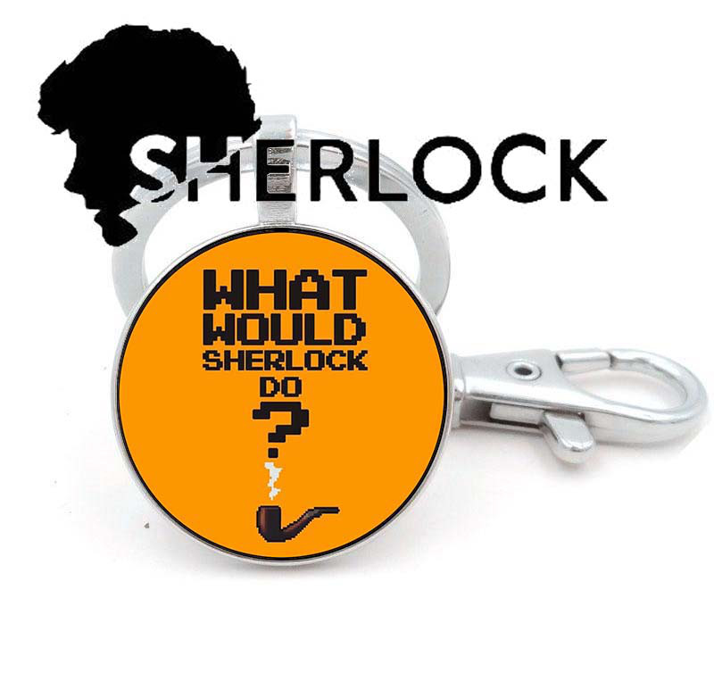 Брелок Що б зробив Шерлок? Sherlock Holmes