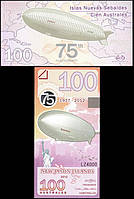 New Jason Islands Нью Джейсон остр. - 100 Australes 2012 UNC