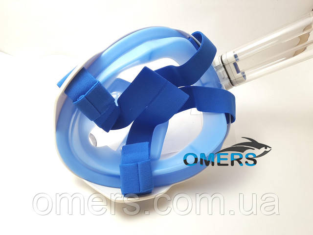 Маска полнолицевая Bs Diver Free Breath синяя Маска полнолицевая Bs Diver Free Breath синяя