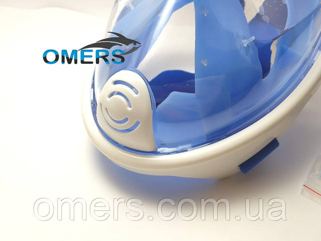 Маска полнолицевая Bs Diver Free Breath синяя Маска полнолицевая Bs Diver Free Breath синяя