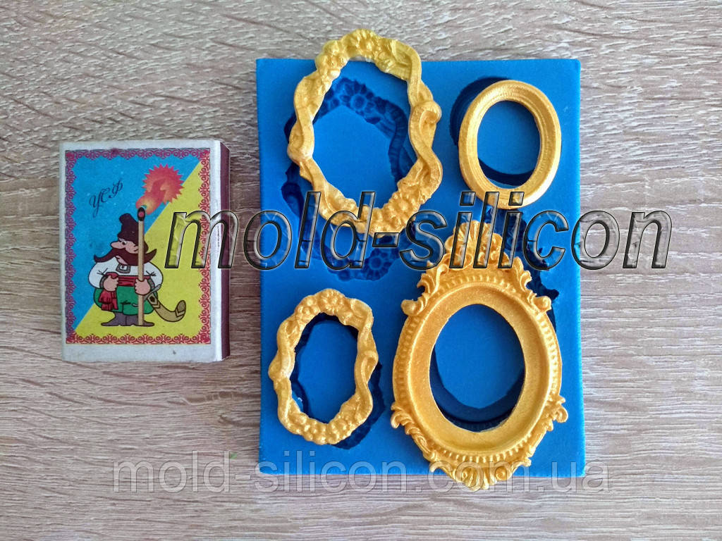 Силіконовий молд "Рамочки для камей", фото 1