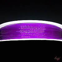 Эластичная леска 0,8 мм для плетения браслетов для рукоделия цвет фиолетовый